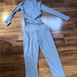 Light Blue Workout Set